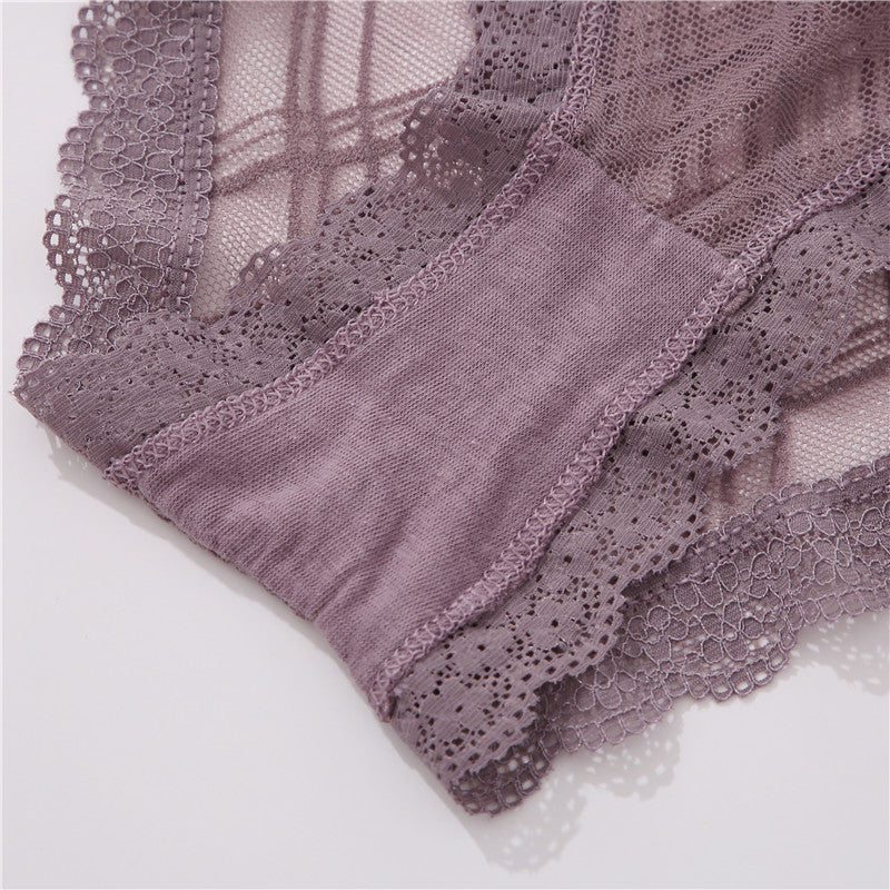 Culotte dentelle transparente