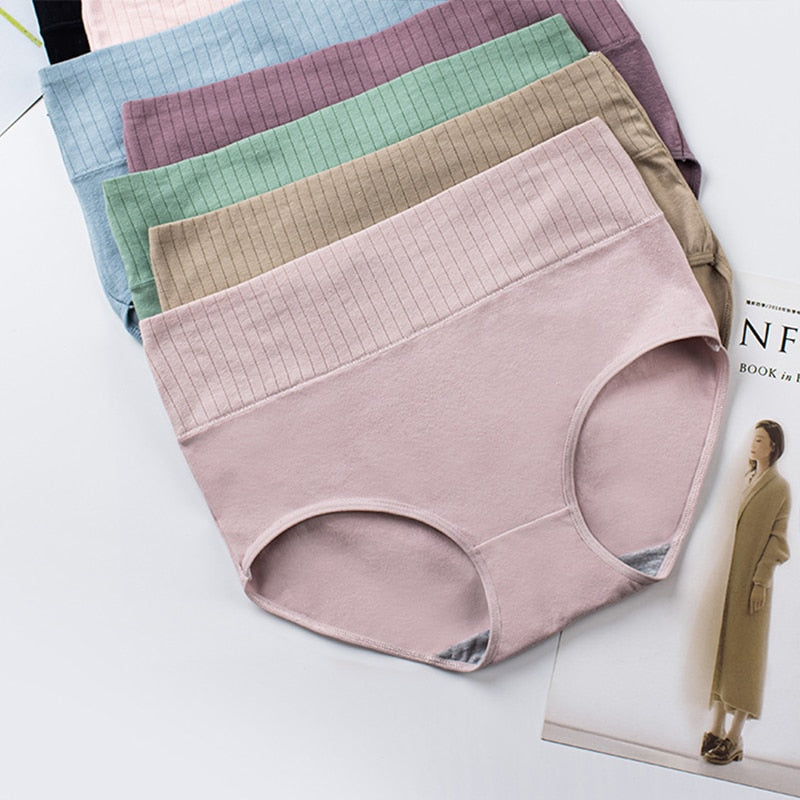Culotte taille-haute en coton-Velonjara-Secret