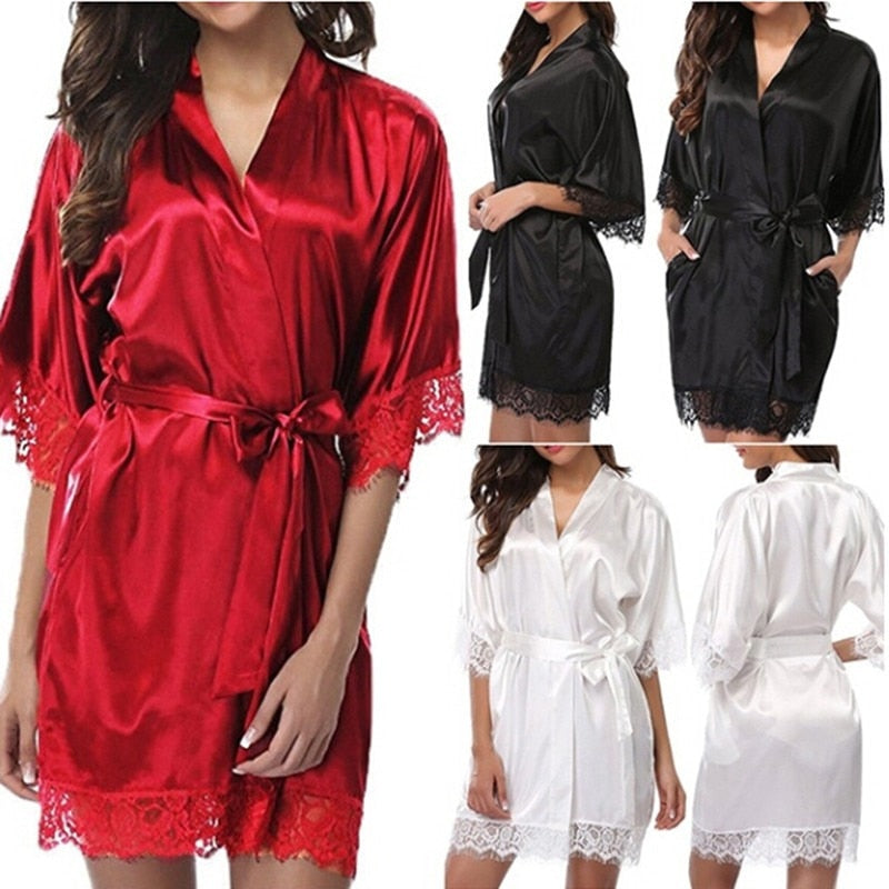 Robe de nuit satin-Velonjara-Secret
