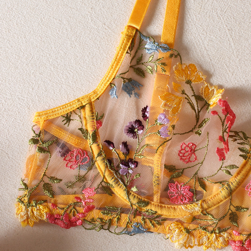 Ensemble lingerie floral
