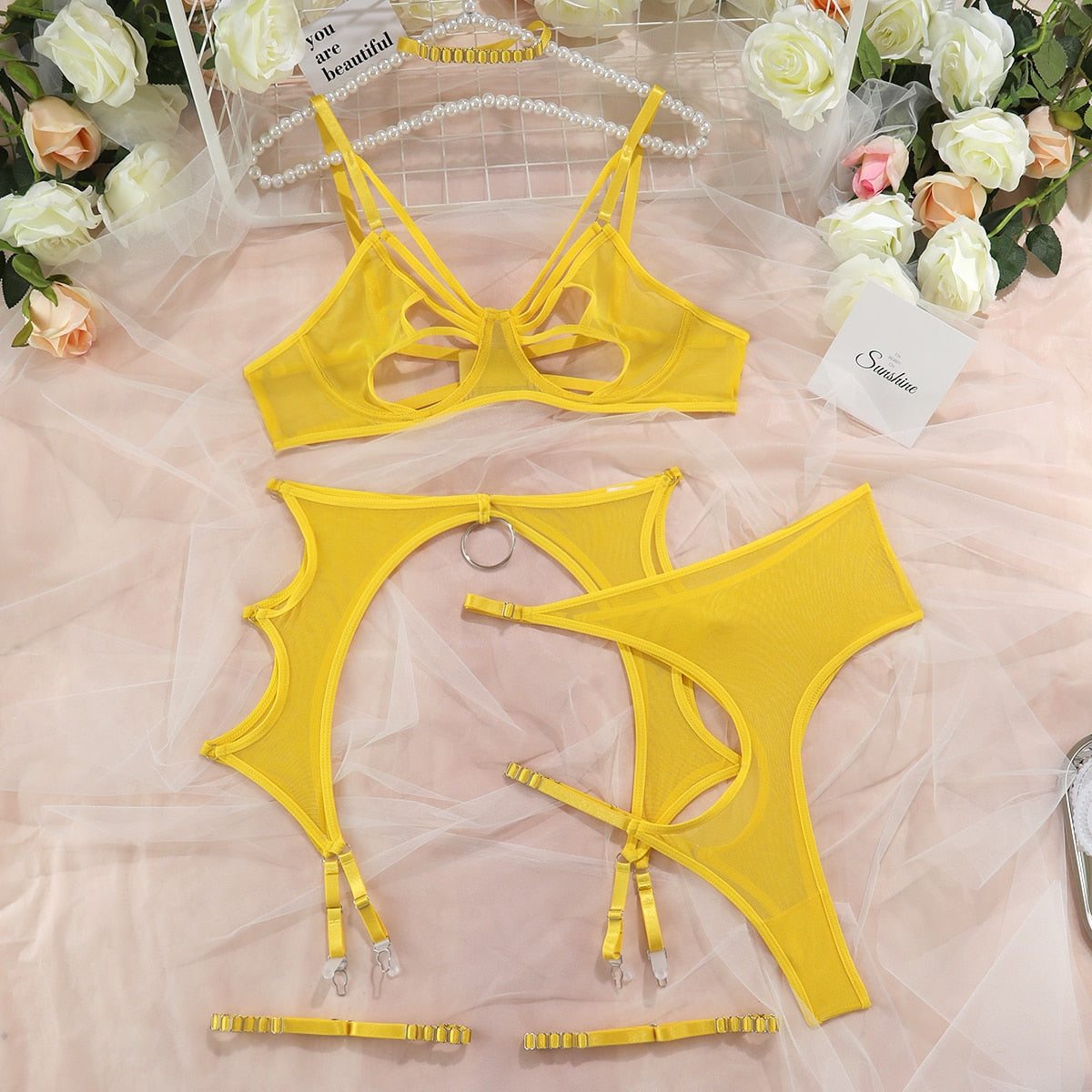 Ensemble lingerie 3pcs-Velonjara-Secret