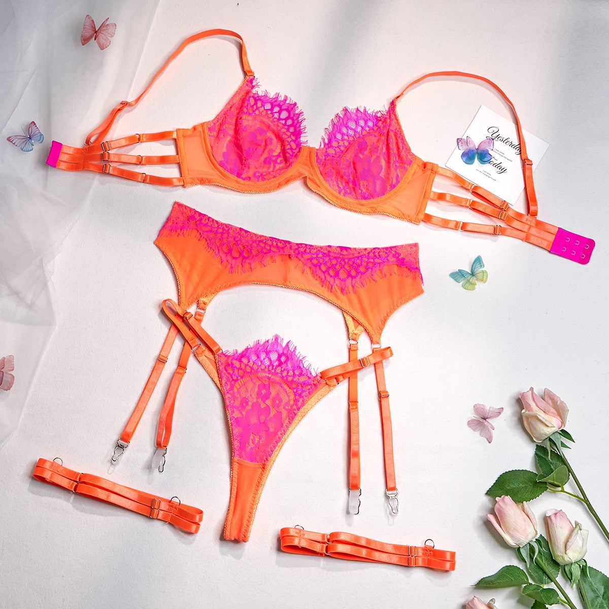 Ensemble lingerie 3pcs