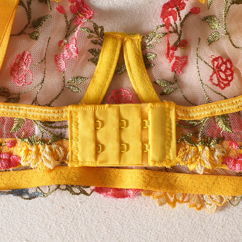 Ensemble lingerie floral