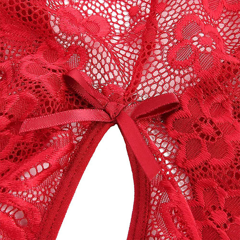 Body dentelle à motifs