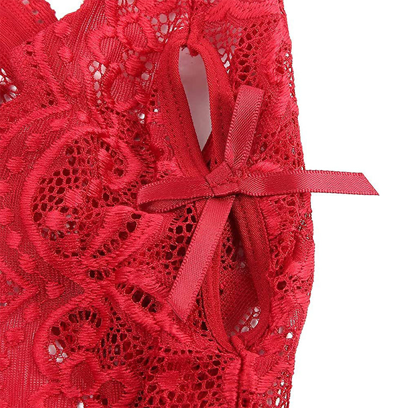 Body dentelle à motifs