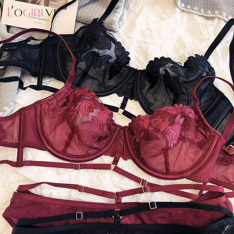 Ensemble lingerie floral-Velonjara-Secret