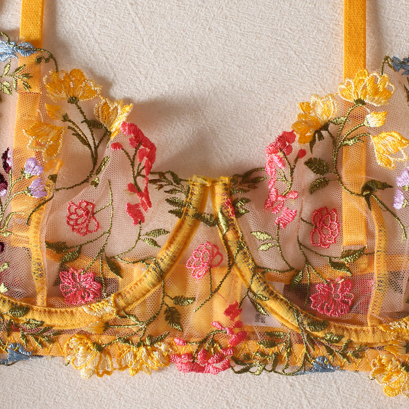 Ensemble lingerie floral