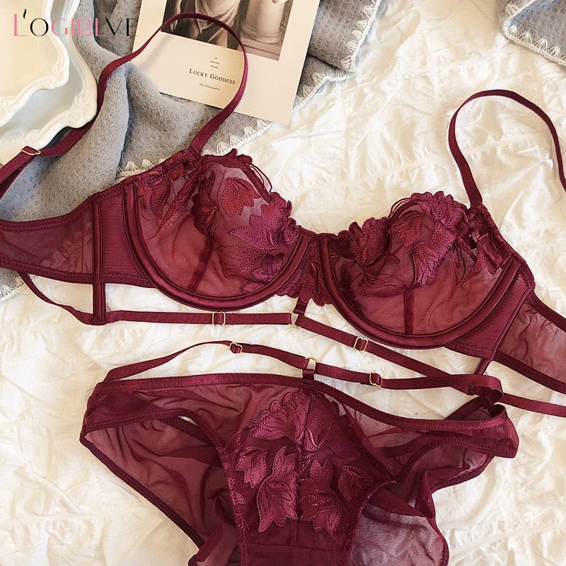 Ensemble lingerie floral-Velonjara-Secret