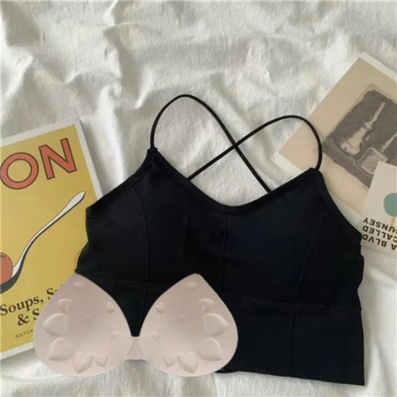 Brassière push-up à dos croisé
