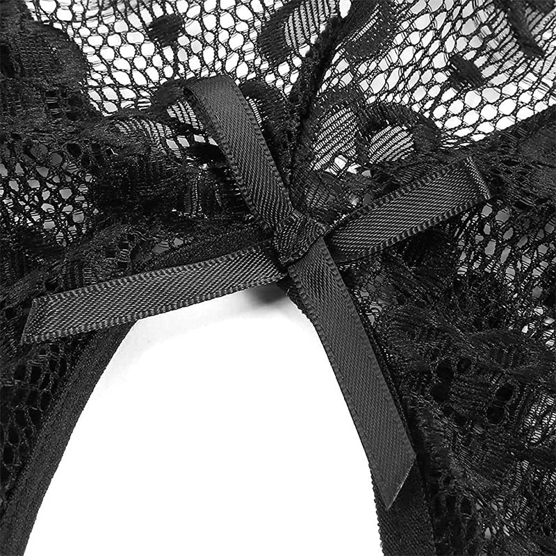 Body dentelle à motifs