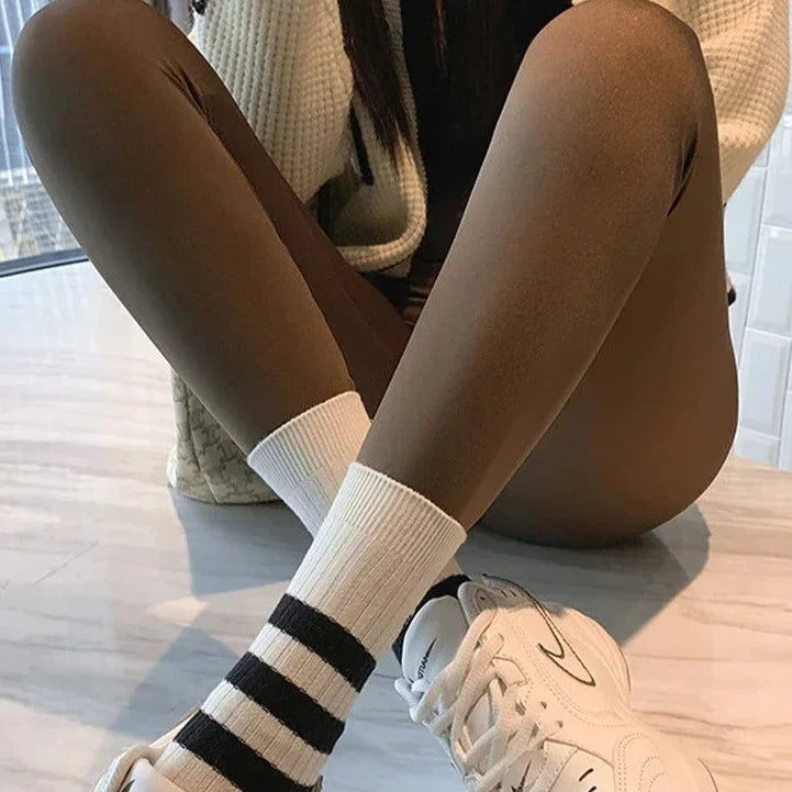 Leggings sans couture taille haute