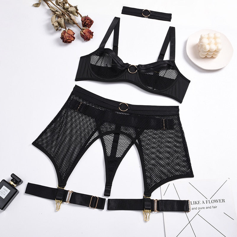 Ensemble lingerie nylon-Velonjara-Secret