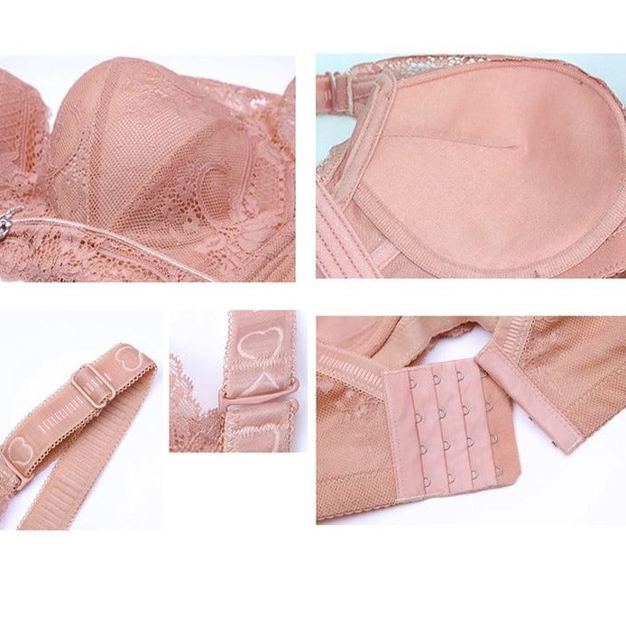 Wireless bra plus size lace Lingerie-Avenue
