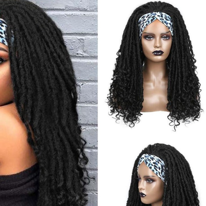 Perruque avec dreadlock longues et douces