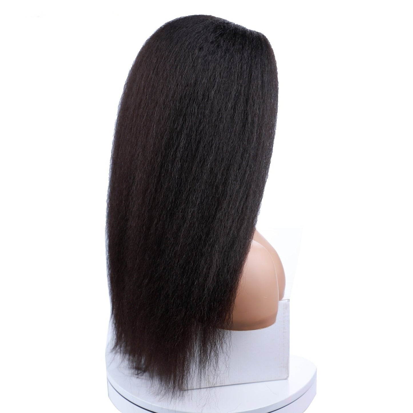 Perruque synthétique lisse et crépue