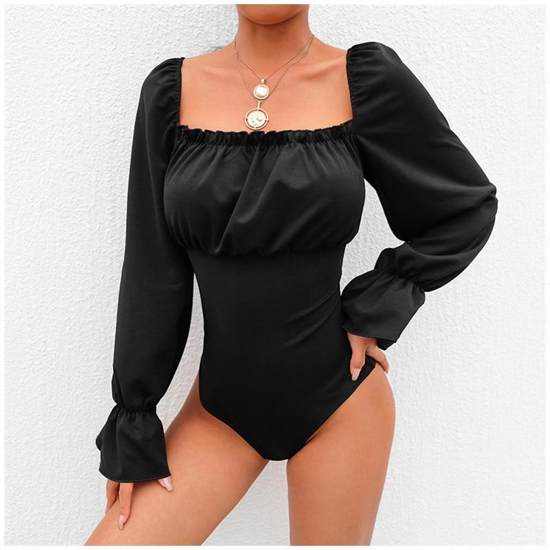 Body manches longues dentelle-Velonjara-Secret