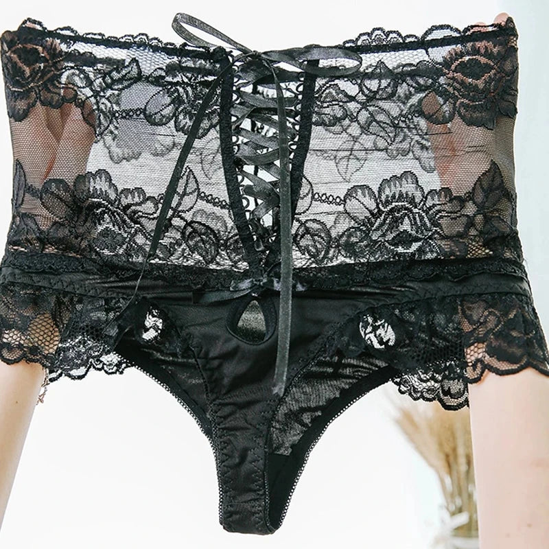 Culotte taille-haute motifs