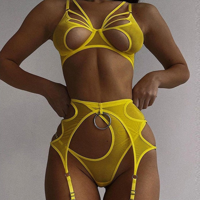 Ensemble lingerie 3pcs-Velonjara-Secret