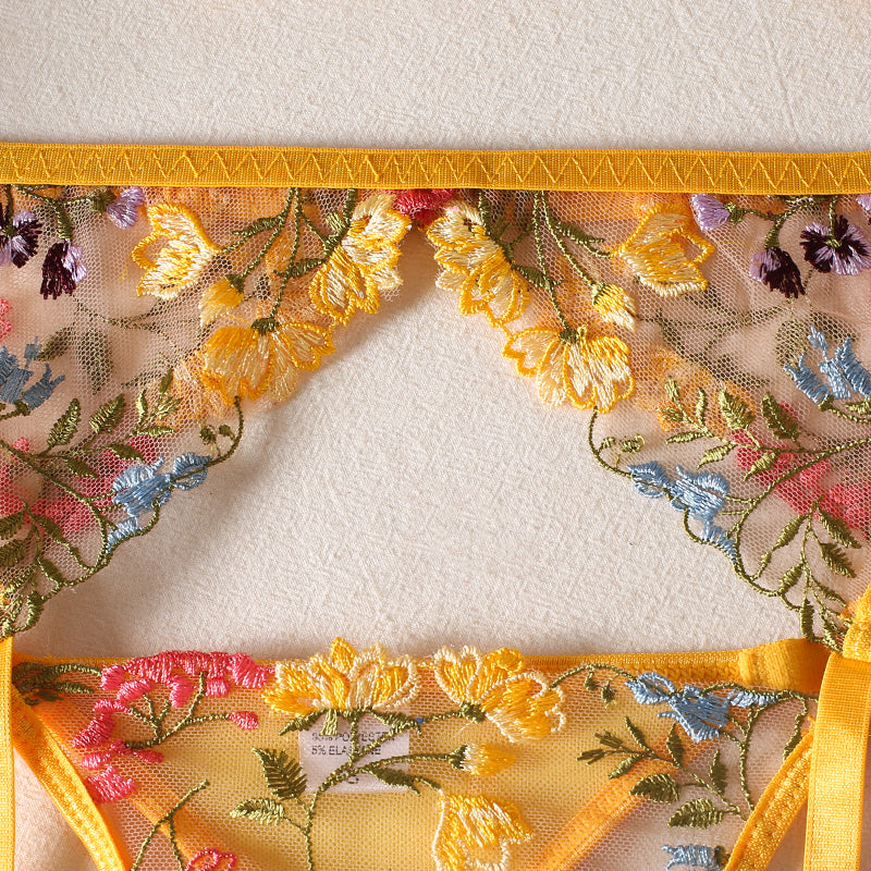 Ensemble lingerie floral
